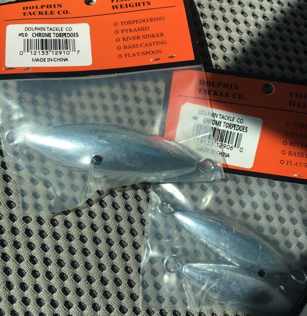 Chrome Torpedo Sinker Premium Bright Chrome Tuna Albacore 8oz-20oz Select  Size