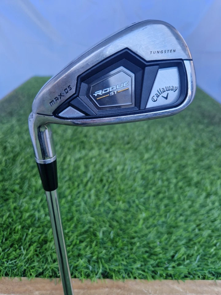 Callaway Rogue ST Max OS Demo #7 Iron - X-Stiff Flex Steel Shaft - Left Handed - Image 2 of 4