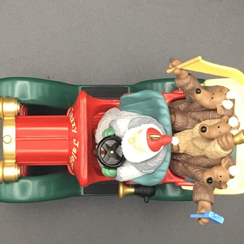 Jazzy Jalopy Santa Hallmark Keepsake Christmas Ornament Original Box READ - Picture 4 of 6