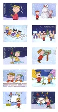 USPS Christmas Stamps ~ 2015 "A Charlie Brown Christmas" Unused book of 20 MNH