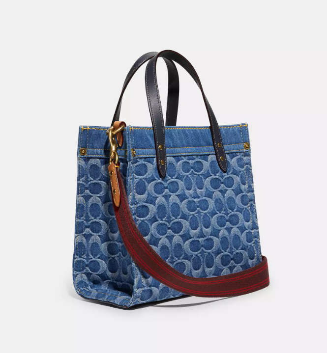 Coach SMALL CA580 Field Tote 22 Signature 