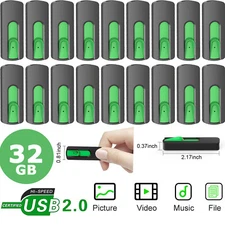 Bulk Sale USB 2.0 32GB 20PCS Retractable Style USB Flash Drive USB Memory Stick 