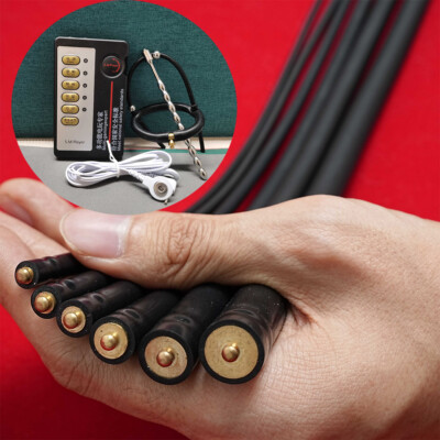 Silicone Electric E-stim Stretcher Urethral Sounding Rod Penis Plug Dilator Toys - Foto 2