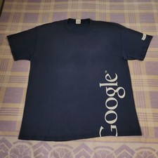 Vintage Google Mini T Shirt Developers Size XL Logo Spell out Rare Packages Y2k