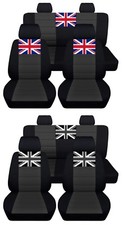 Car Seat Covers Mini Cooper 2000-2015 Personalized Design Charcoal Abf
