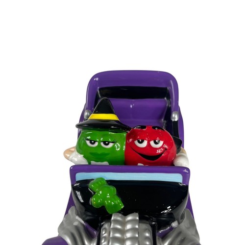 Plato de caramelo de coche Hot Rod de Halloween de M&M's cerámica púrpura negro galería 2003 - Imagen 6 de 10