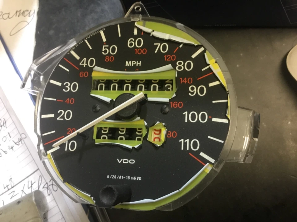 PEUGEOT 106 VDO velocímetro instrumento kilometraje 6/26/A1-18M6VD 6113N4 NLA Foto 3 de 3