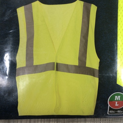 C.E. Schmidt Hi-Visibility Class 2 Safety Vest Size M/L 40” - 46” Surveyor *NEW* - Picture 6 of 6