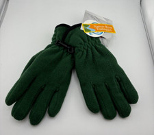Narrow River Trading Co 3M Thinsulate Child's Green Fleece Waterproof Gloves NWT