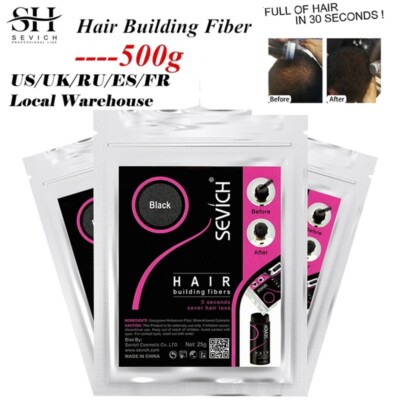 Sevich 500g Refill Haarfaser Anti Haarausfall Produkt Keratin sofortiges Haarwachstum