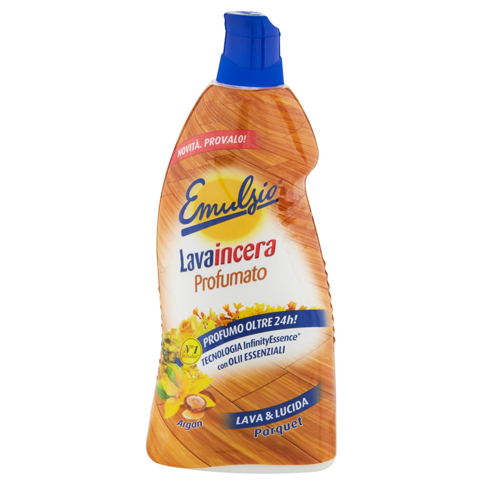 EMULSIO LAVAINCERA PROFUMATO PER TUTTI I PARQUET FRAGRANZA ARGAN 875ML