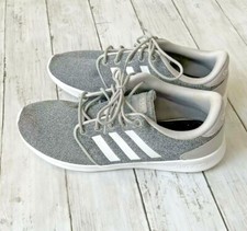 Adidas Women’s Sz 10 Cloudfoam QT Racer Grey Athletic Running Shoes FX3427