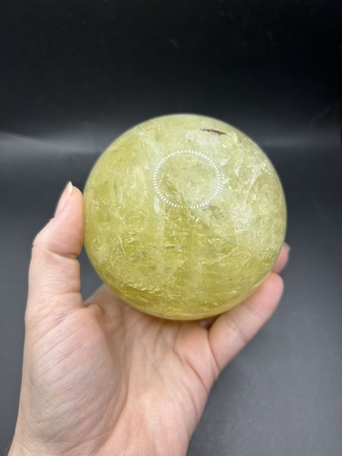 Citrine Crystal Sphere Yellow Quartz 1129g Healing Decor Stone Statement Collect - Picture 7 of 10