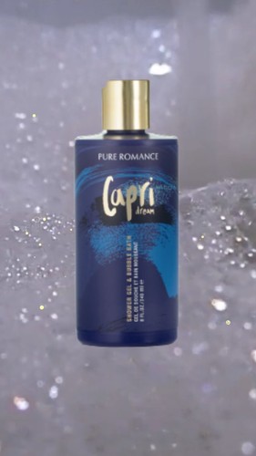 Pure Romance Capri Dream Shower Gel & Bubble Bath plus Free Gift included - Picture 2 of 2