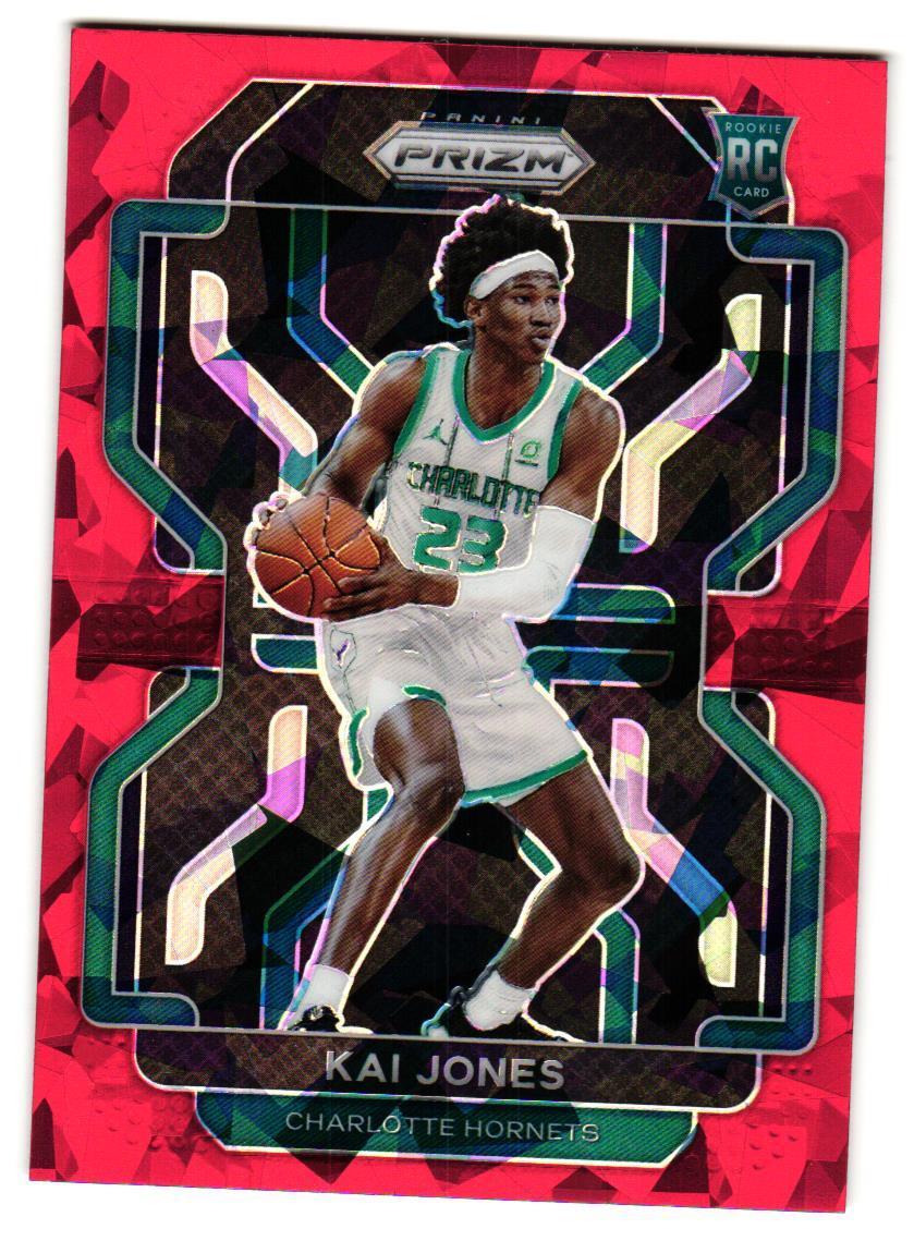 2021-22 Panini Prizm Kai Jones #323 Red Ice RC
