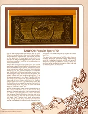 23kt Gold $30 Antigua UNC 1981 Banknote - Sailfish  - RARE