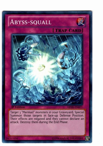 yugioh abyss rising card list YuGiOh Abyss Rising (1st Edition) Booster Pack