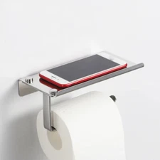 Hot Sale Wall Mounted Toilet Paper Holder with Mobile Phone Shelf Holder