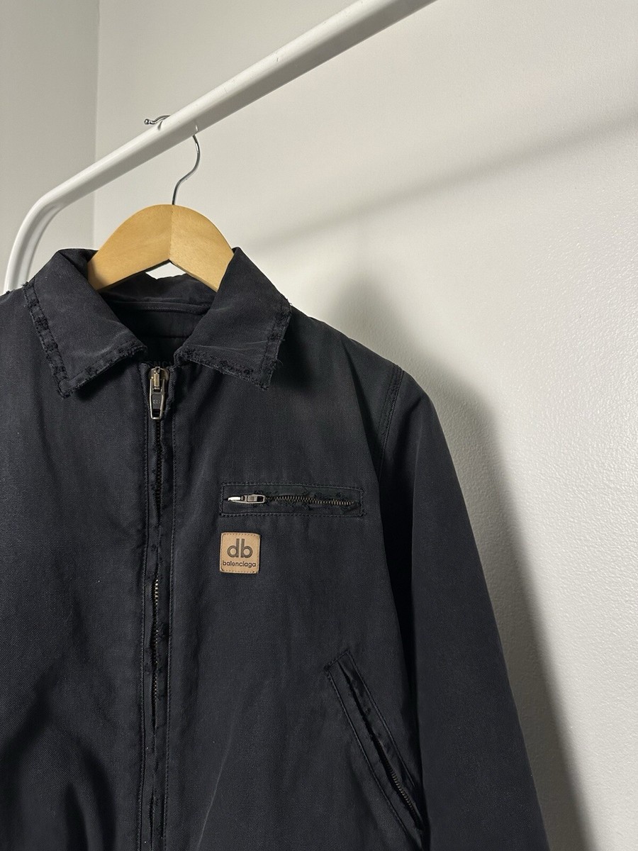 BALENCIAGA Cropped Workwear ジャケット NWT Balenciaga Workwear Distressed Cropped Jacket Mens S
