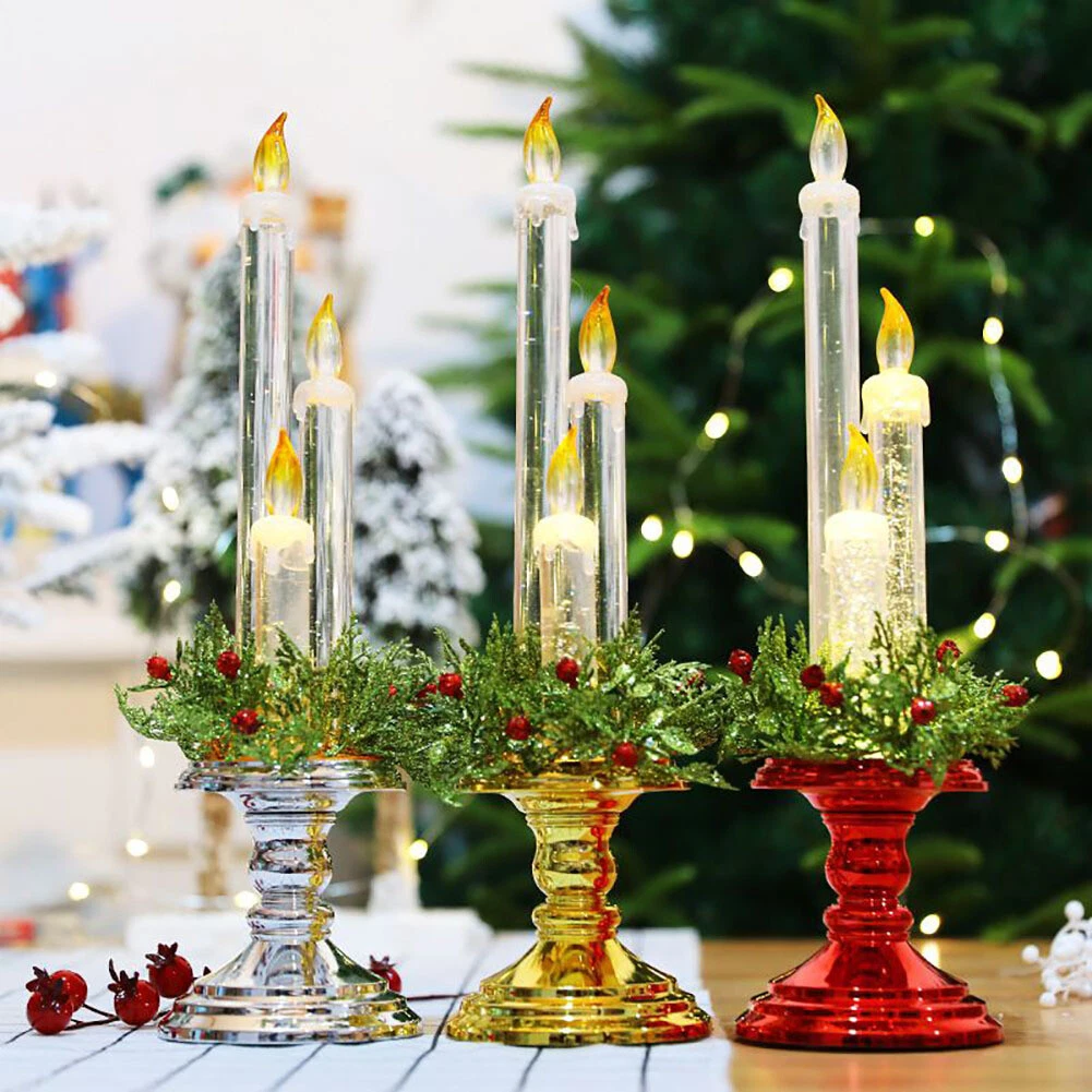 3 cheap led candles