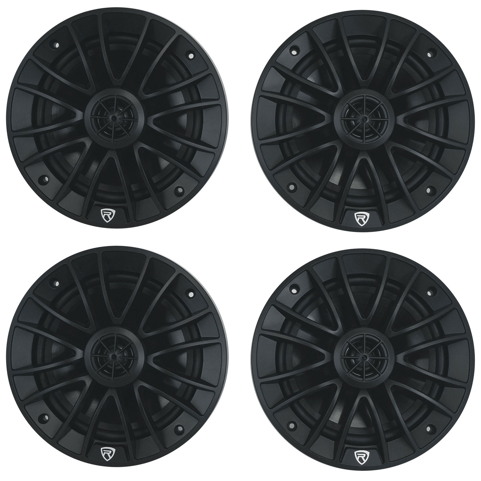 4 Акустические системы Rockville RM-PREMIUM-65 BLACK 65 мощностью 600 Вт для морских катеров - четкий звук 16790₽