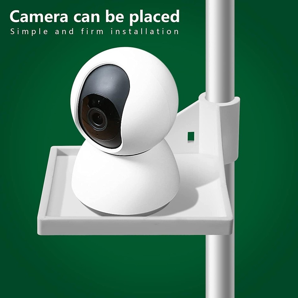 Generic 2 PCS Grow Tent Corner Shelf,16 mm Grow Tent Accessories,White