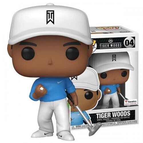 Funko POP! Tiger Woods: Tiger Woods (Blue Shirt) (04) EXM - Imagen 1 de 1