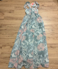 SHOW ME YOUR MUMU JUNE MAXI SAGE I DO FLORAL Weddings NEW SIZE XS Measured