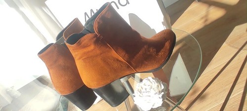 SET 3 Boots Myma texanas camurça Boots Bottes Stiefel Stivali Laarzen - Foto 3 di 9