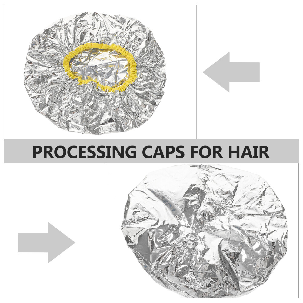 3 Pcs Tin Foil Hair Mask Cap Deep Conditioning Heat Coloring Hat eBay