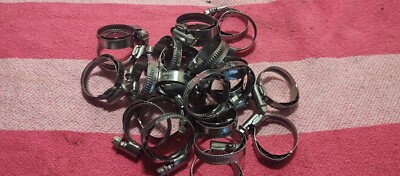 BEST DEAL 25 NORMA WAVE SPRING TYPE HOSE CLAMPS  20 TO 32 MM FREE SHIPPING