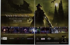 Image of 2004 Van Helsing The Game Xbox PS2 GBA Video Game Art Vintage Print Ad Poster