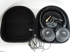 JVC HA-NC250 Wired, Noise Cancelling Headphones Black w/ Case, Tested, Works GR8