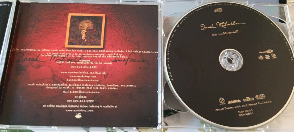 Sarah McLachlan – Surfacing / Mirrorball  - 1999 double CD and cover excellent - Image 4 of 4