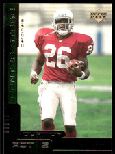 2000 Upper Deck Center Stage #CS7 Thomas Jones Rookie RC Cardinals football card