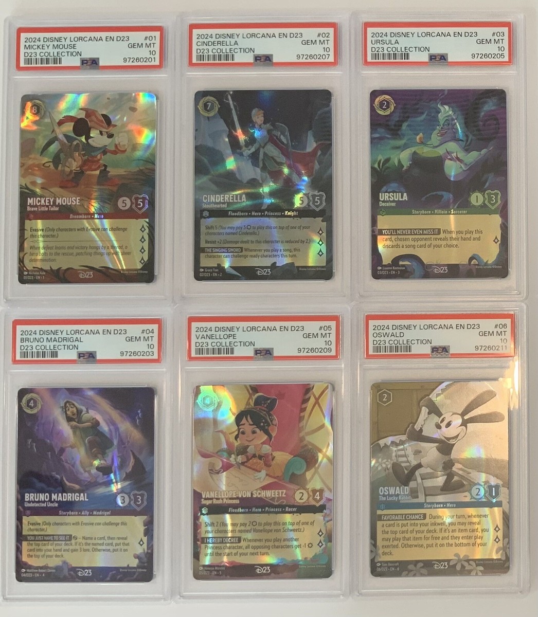 PSA 10 D23 Disney Lorcana Exclusive Expo Collectors Box PSA 10 D23 Disney Lorcana Exclusive Expo Collectors Box