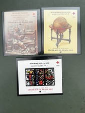France - 1980 - 1982 Red Cross Mini-sheets
