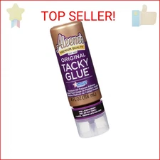 Aleene's Orignial Tacky Glue for Crafts in Always Ready Bottle, Nontoxic, Dries 