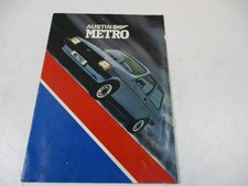 Austin Metro fold out brochure 1980's