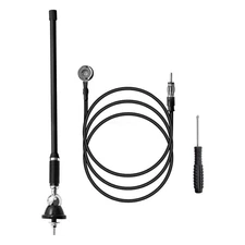 16" Waterproof Marine Antenna FM AM Radio Receiver Rubber Aerial For Boat Yachet