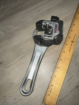 #ad RIDGID 118 CQ adjustable ratchet pipecutter 6mm 28mm excellent working Used $45.00