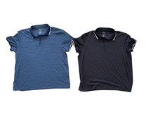 FLX Men's XXL Urban Commuter Polo Shirts Set Of Two Preowned
