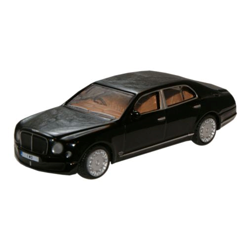 Oxford 76BM002 Bentley Mulsanne Royal Ebony Black 1:76 Scale