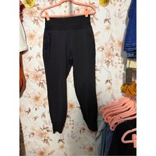 Athleta Black High-Rise Jogger Pants with Zipper Pocket