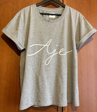 Aje Women’s Relaxed Fit Embroidered Logo T Shirt Small 