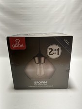 Globe Electric Matte Black Plug-In Pendant Light 15ft Cord