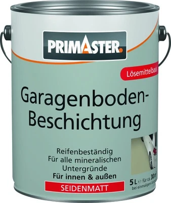 Primaster Garagenbodenbeschichtung 2,5 L silbergrau seidenmatt Bodenfarbe
