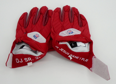 Nike Houston Texans Superbad Football Gloves Men's XL Player