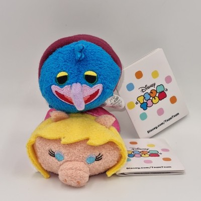 Disney Tsum Tsum Plüsch Konvolut X2 Muppets mit Etikett Mini Stofftiere Gonzo Miss Piggy