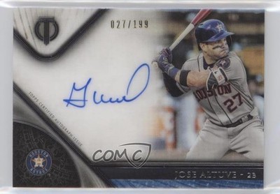 2017 Topps Tribute 27/199 Jose Altuve #TA-JAL Auto 1j2